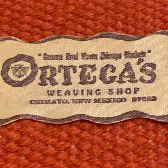 Otegas weaving shop runner Vintage blue purple orange red green white black (1)